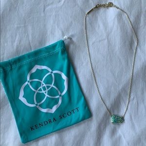 Kendra Scott Isla Necklace - Aqua Kyocera Opal